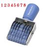 Shachihata Stamp, Rotating Rubber Stamp, 8-Digit European Font, Size 3, Impression Size: Approx. 36 X 6 Mm, Mincho Font