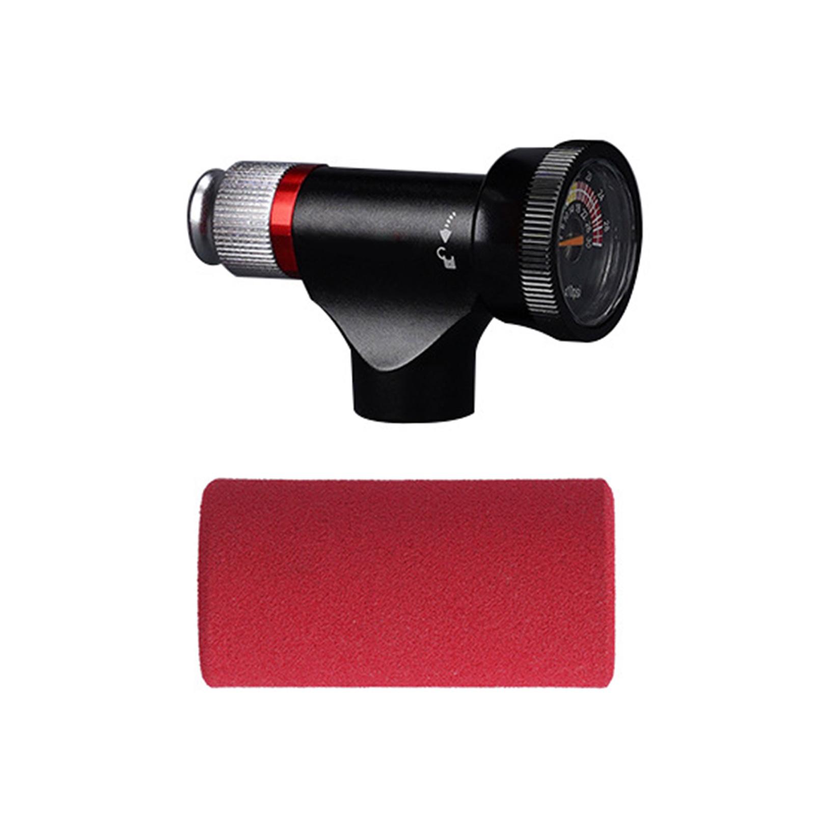 

Насос для накачивания шин CO2 с манометром, насос для накачивания шин шоссейного велосипеда, головка для накачивания шин CO2 для шоссейных и горных велосипедов