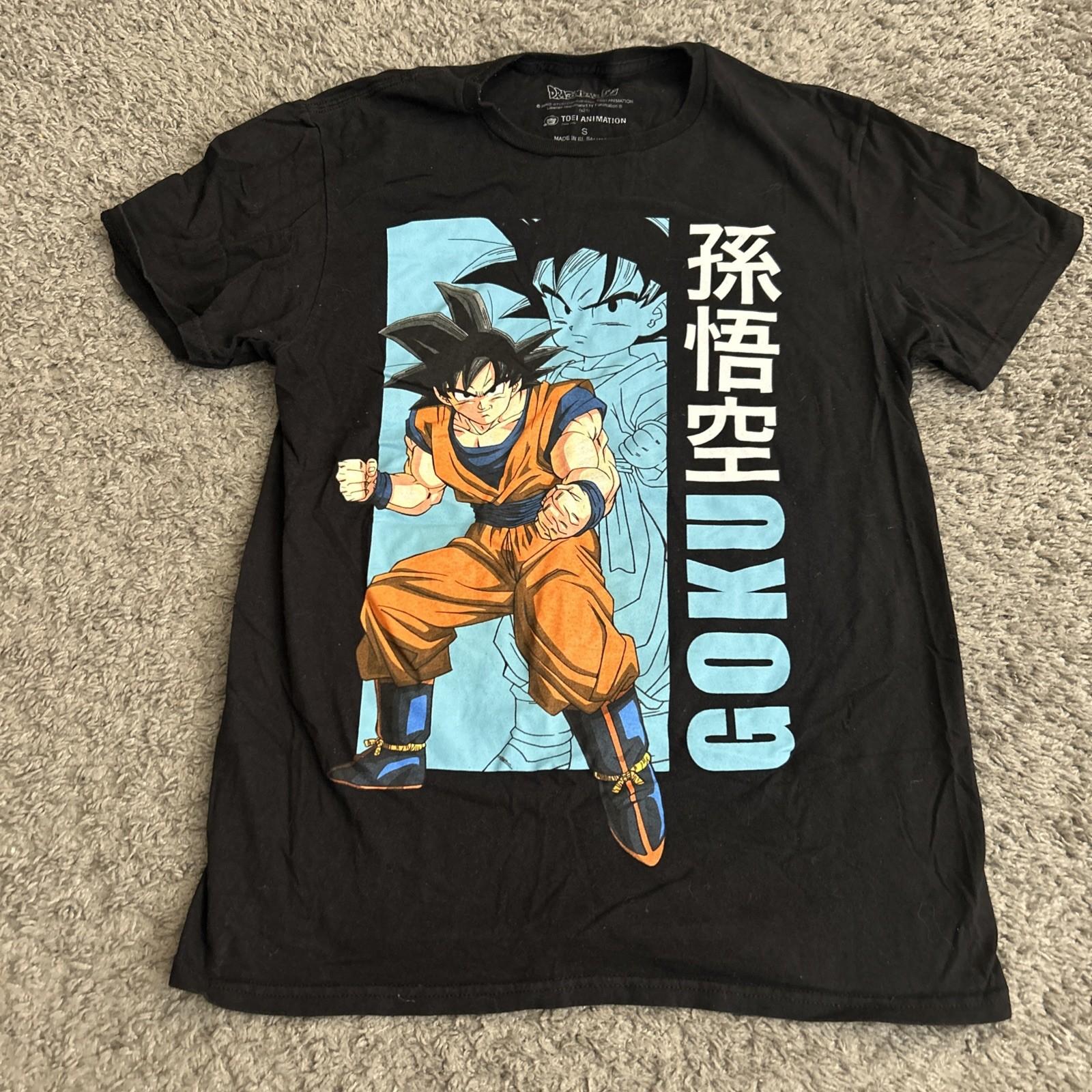 Dragon Ball Z Goku Anime Manga T-Shirt Men s Medium Graphic Black Unisex T-Shirt XXXL