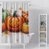 Home Decoration Shower Curtains Bathroom Waterproof Curtain Fabric Modern Nordic Living Room Happy Halloween Autumn Pumpkin