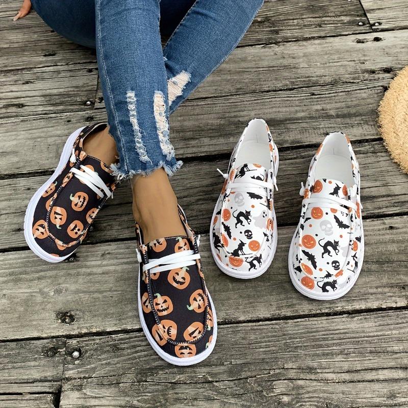 Women's Canvas Shoes with Fabric Upper and Lining, TPU Sole - Versatile Design, Canvas Shoes