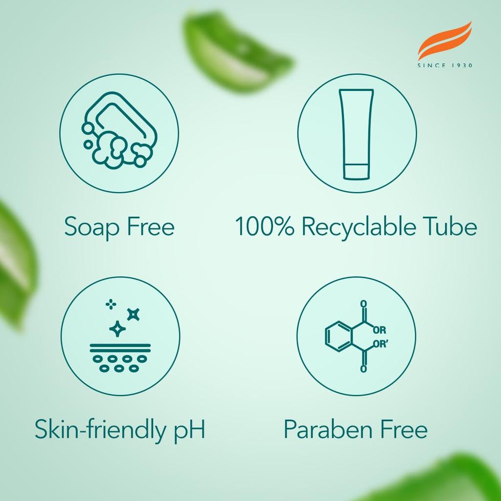 Himalaya Moisturizing Aloe Vera Face Wash 200ml Hydrating Softening Gel for All Skin Types Daily Use