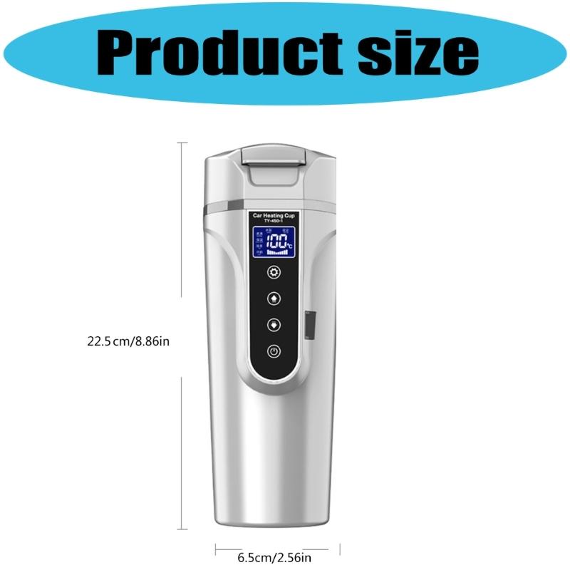 Safe Auto Kettle With Automatic Shut Off 12V 24V 680ml For Family Travel Preventing Dry Burn Accidents
