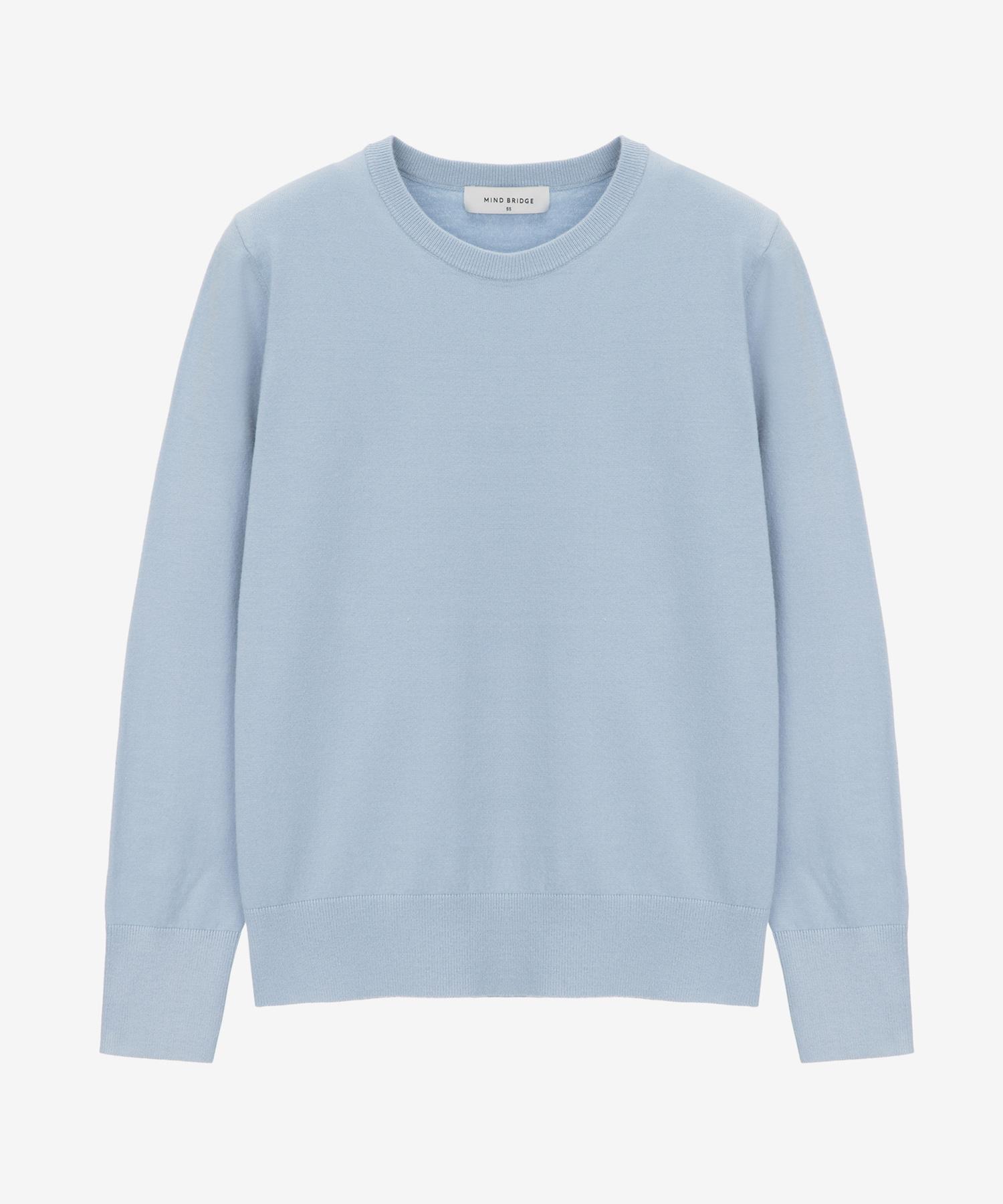 Mind Bridge Woman [On][W] Basic Round Knit - 4 Colors Lp/055