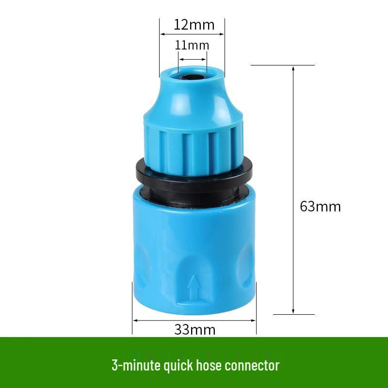 4-Punkt Schnellkupplungs-Gartenschlauch-Wasserverbinder und Düsenset