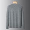 Dibinze Men's Plus Size Knitted Open-Front Cardigan