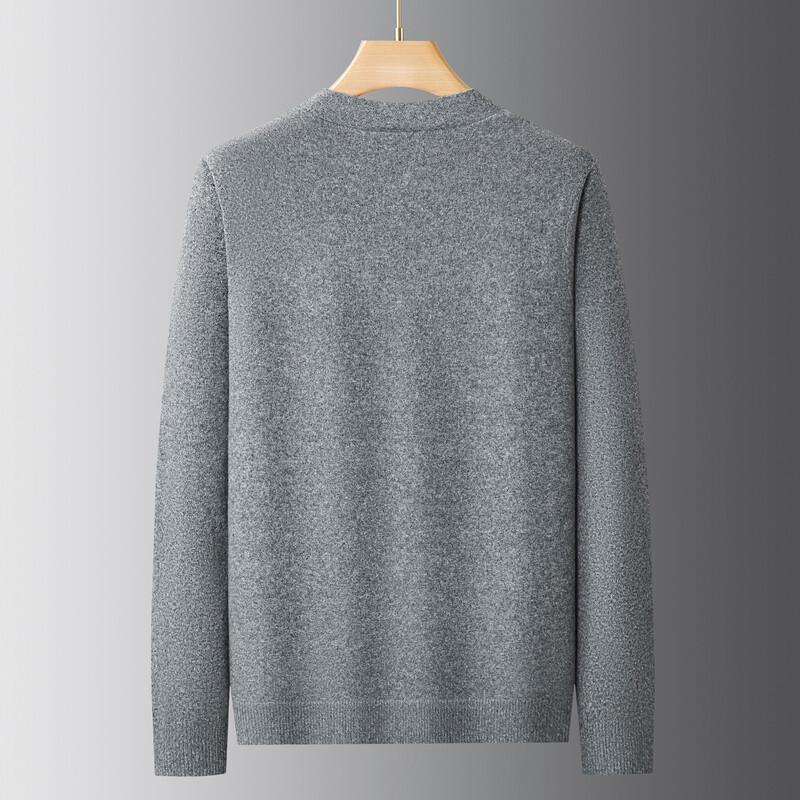Dibinze Men's Plus Size Knitted Open-Front Cardigan