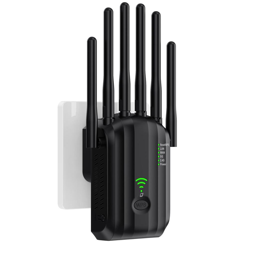 Dual-Band 5G Gigabit 1200M WiFi Repeater Extender