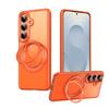 KEYSION N52 Magnetic 360° Ring Stand Case for MagSafe for Samsung Galaxy S26 Ultra 5G S26+ Matte Transparent Shockproof Phone Cover