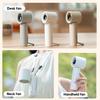 KINSCOTER Portable High Speed Handheld Fan 2000mAh Foldable Cooling Fan 100 Speed Rechargeable Turbo Fan w/ LED Digital Display