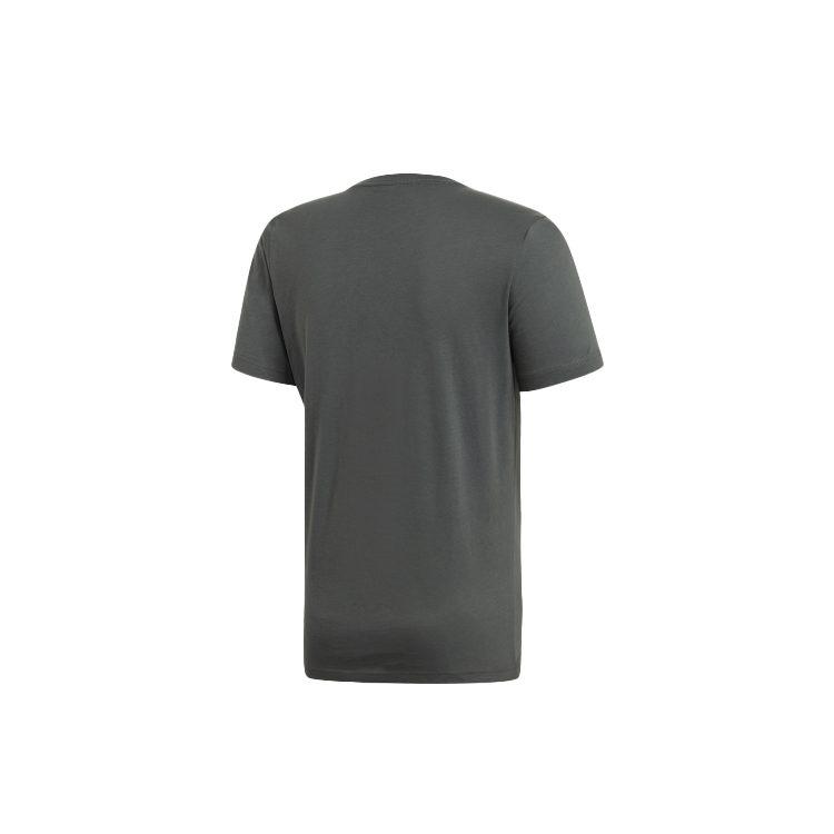 Adidas T Shirts Men's Ivy Green Crew Neck Moderate Straight Fit DV3059