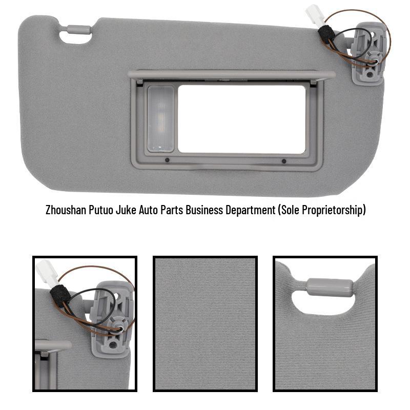 Compatible Gray Pair with Lights for 2005-2010 Kia Sportage (Part 85202-1F690LX)