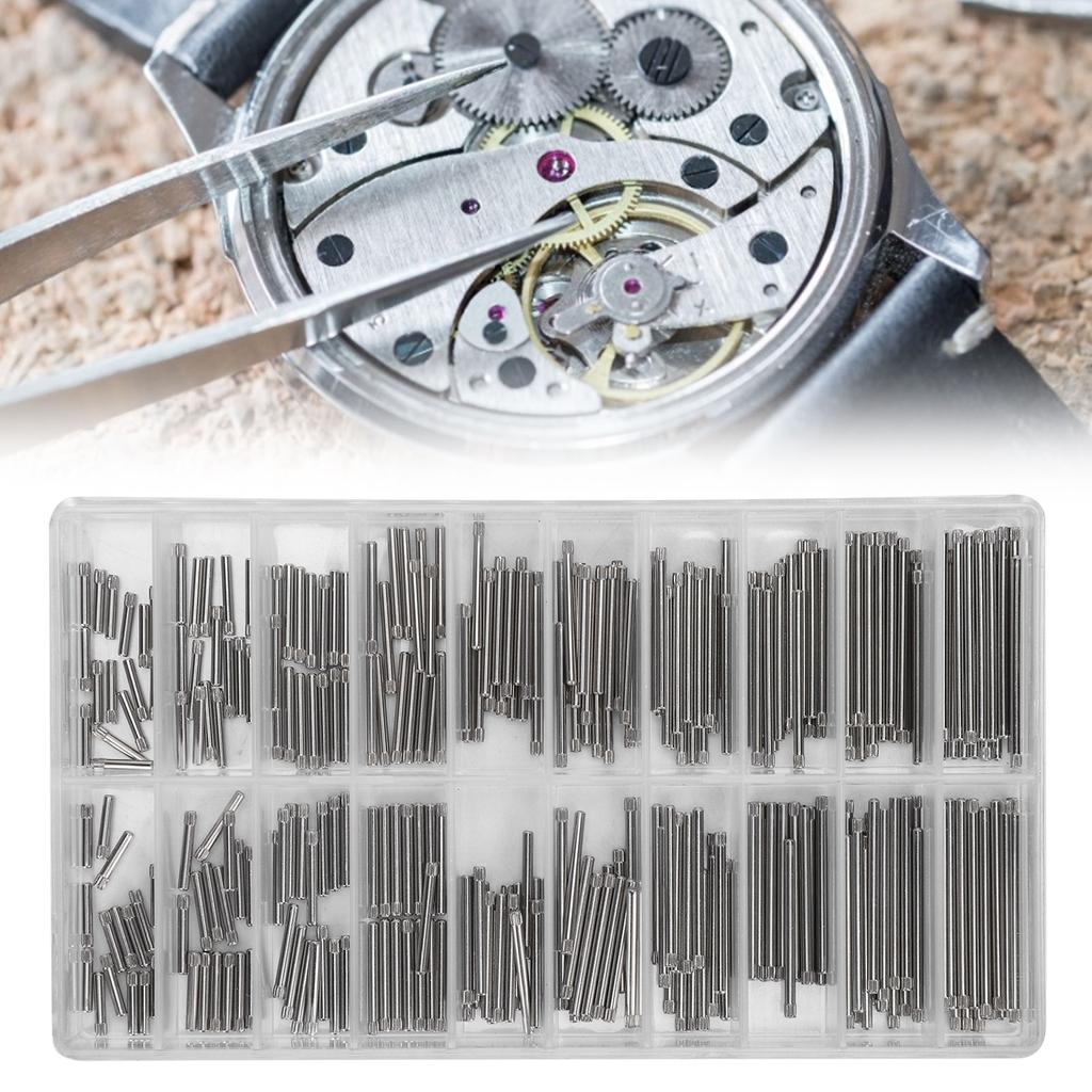 1.3MM 1.4MM 8‑26MM Watch Bracelet Pin Friction Bar Assortment Watch Repairing Accessories