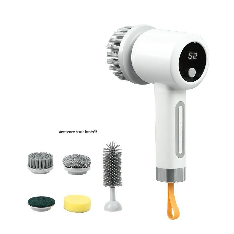 Multi-Function Electric Cleaning Brush for Kitchen, Bathroom & Floor