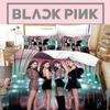 Blackpink Girlgroup Mitglieder 3D-gedrucktes Bettwäscheset Bettdecke Kissenbezug Bezug