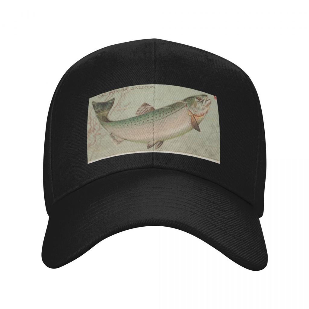 Fishing the Times Lachs Baseballkappe Anime Sonnenschirm Herren Hüte Damen
