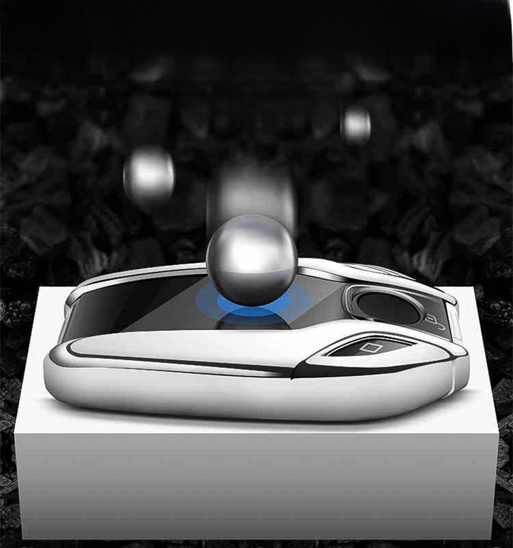 TPU LCD Nyckelskydd för BMW 5-, 6-, 7-serien & X3-modeller