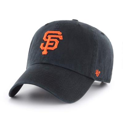 Official Store Exclusive Giants Clean Up Cap Hat Black CLEAN UP Black [Forty Seven] B-RGW22GWS-BK