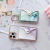 Luxus Vergoldung Marmor Malerei Brieftasche Kartenhalter Stoßstange Handyhülle Kickstand für iPhone 15 Pro Max Samsung Xiaomi Honor Oppo Moto IMD Rückseite
