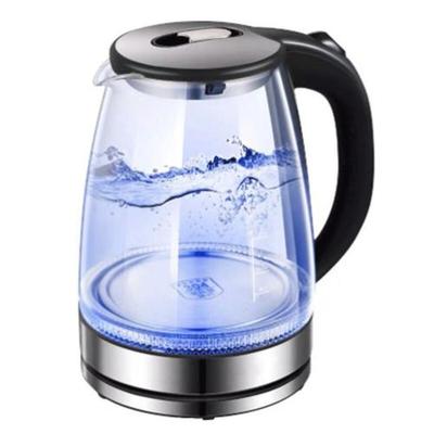 Glas-Wasserkocher, automatische Abschaltung, Edelstahl, Anti-Hot-Wasserkocher, Haushaltsküchengeräte, EU|Elektrische Wasserkocher