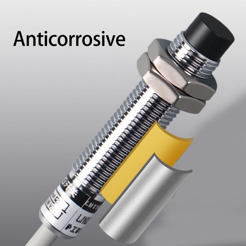 Convenient M12Inductive Sensors NPN NO 5mm Detection High Sensitivity Easy Installion Designs for Automation Systems
