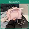 Sac Boston en Pu Pour Femmes Avec Fermeture Éclair et Poche Intérieure Pour un Usage Quotidien