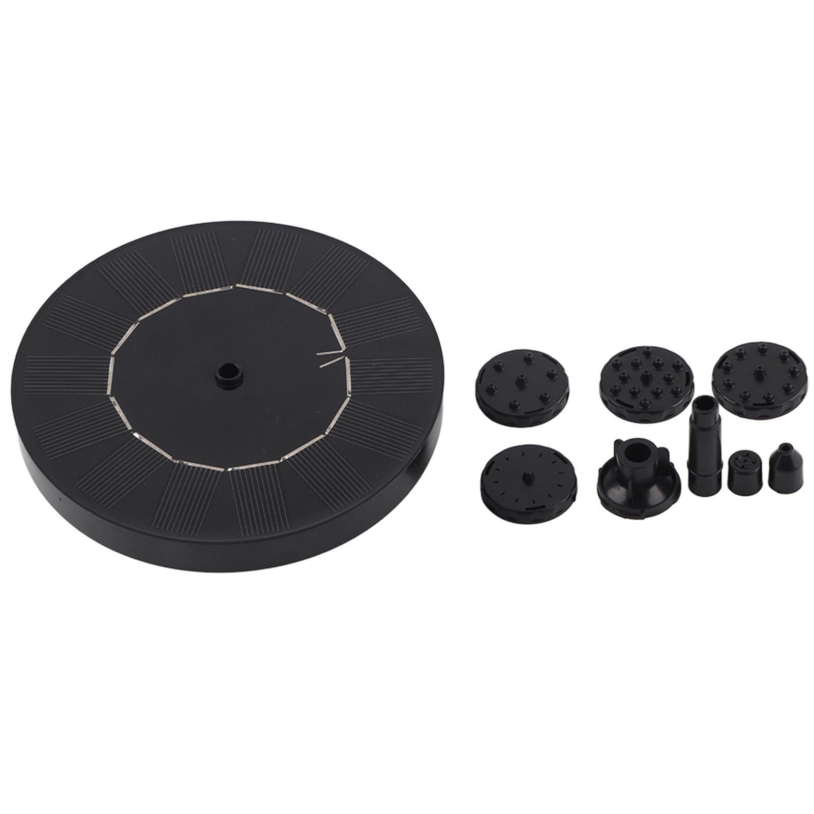 

Solar Powered Floating Fountain Bird Bath Water Pump Garden Pond Fountain Kit