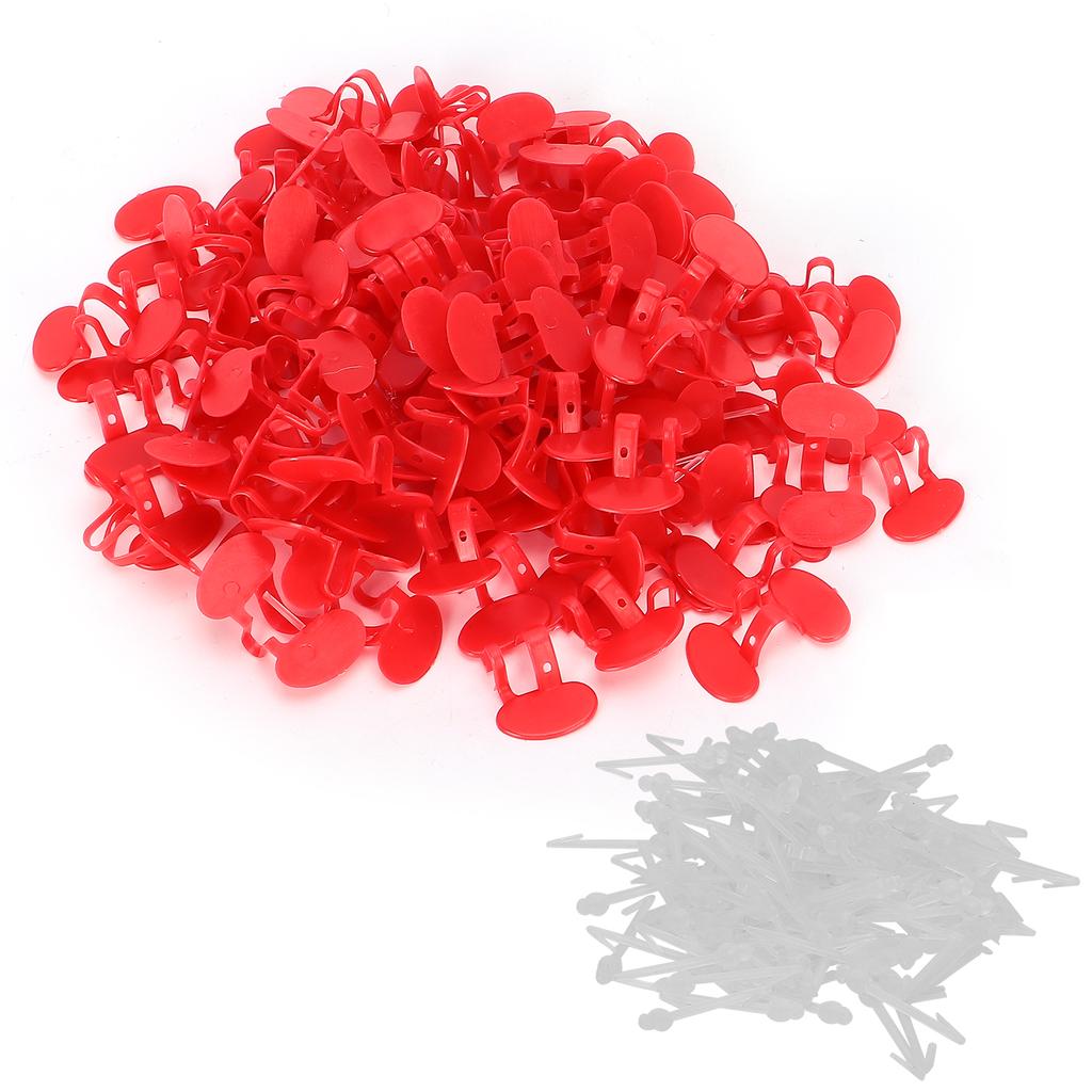 100ks Kuřecí Peeper Kuřecí brýle AntiPecking s embolií očí pro malé kuře(Dvojitý paprsek )