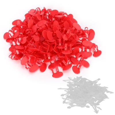100 pezzi Chicken Peeper Anti-Beccaggio Occhiali da Pollo con Occhio Emboli per Piccoli Polli(Doppio Raggio )