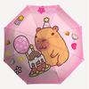1PC Bear Birthday Umbrella-8-Rib Reinforced, Automatic Open, Lightweight & Durable, Cute Fashion Accessory for Outdoor, Beach or Casual Use, Beach Umb