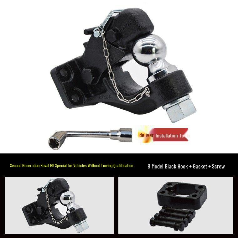 Tow Hook for 2020-2024 Haval H9: Great Wall 2nd Gen, 157 Model Rogue Tiger
