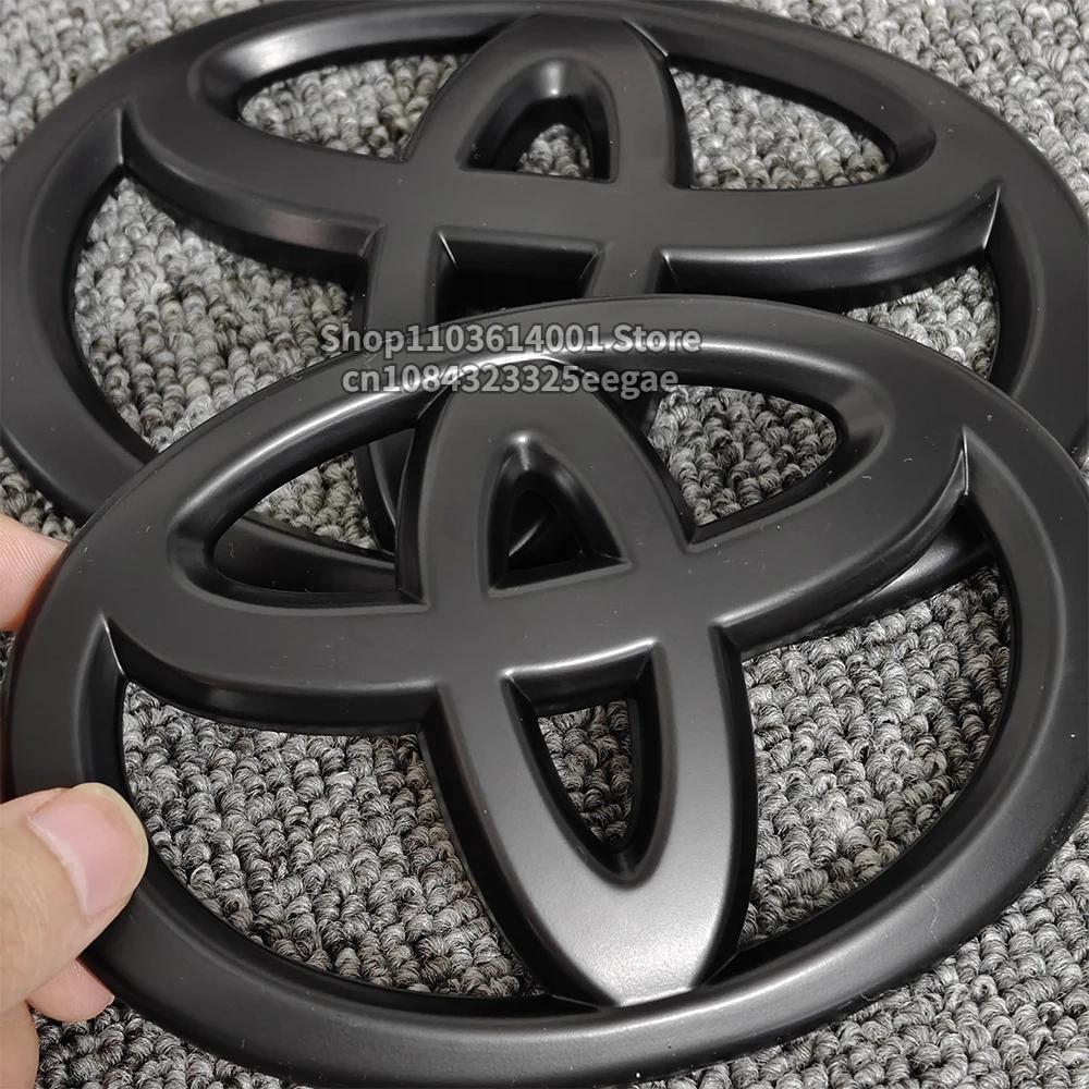 Toyota Car Logo Covers for Front And Rear - Compatible with Camry Corolla 4runner RAV4 Tacoma Highlander - Custom Fit Vehicle Lo