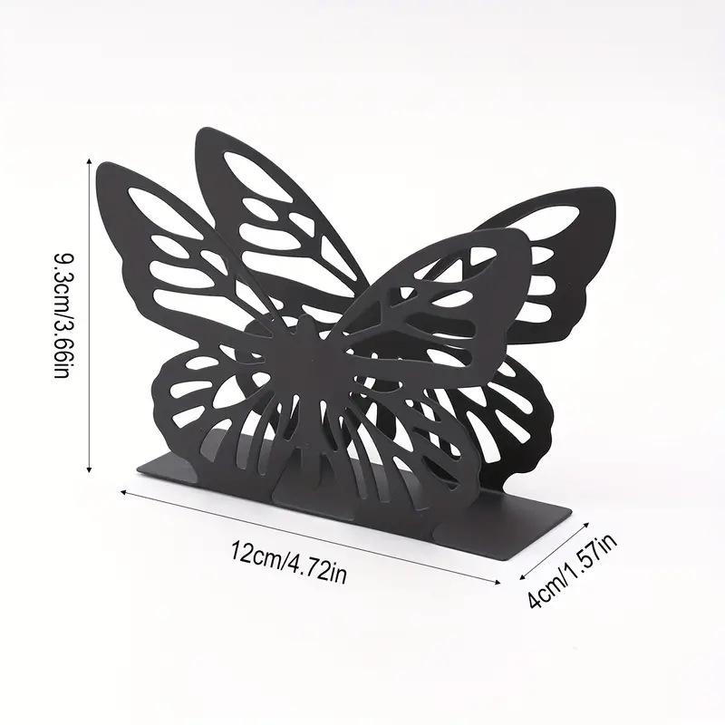 Metalen servethouder met vlinderdesign voor keukenblad & eettafeldecoratie