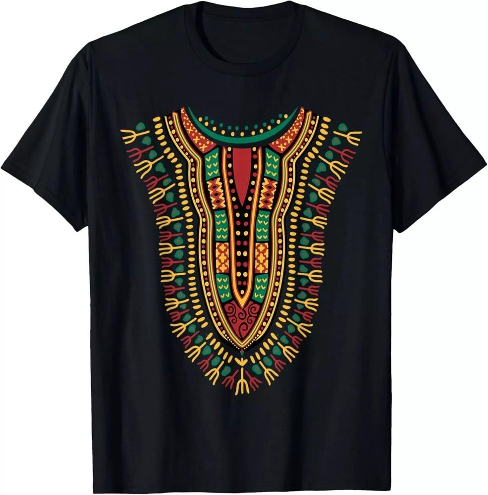 African Print Traditional Tribal Dashiki Pride Attire Kente T-Shirt Unisex T-Shirt M