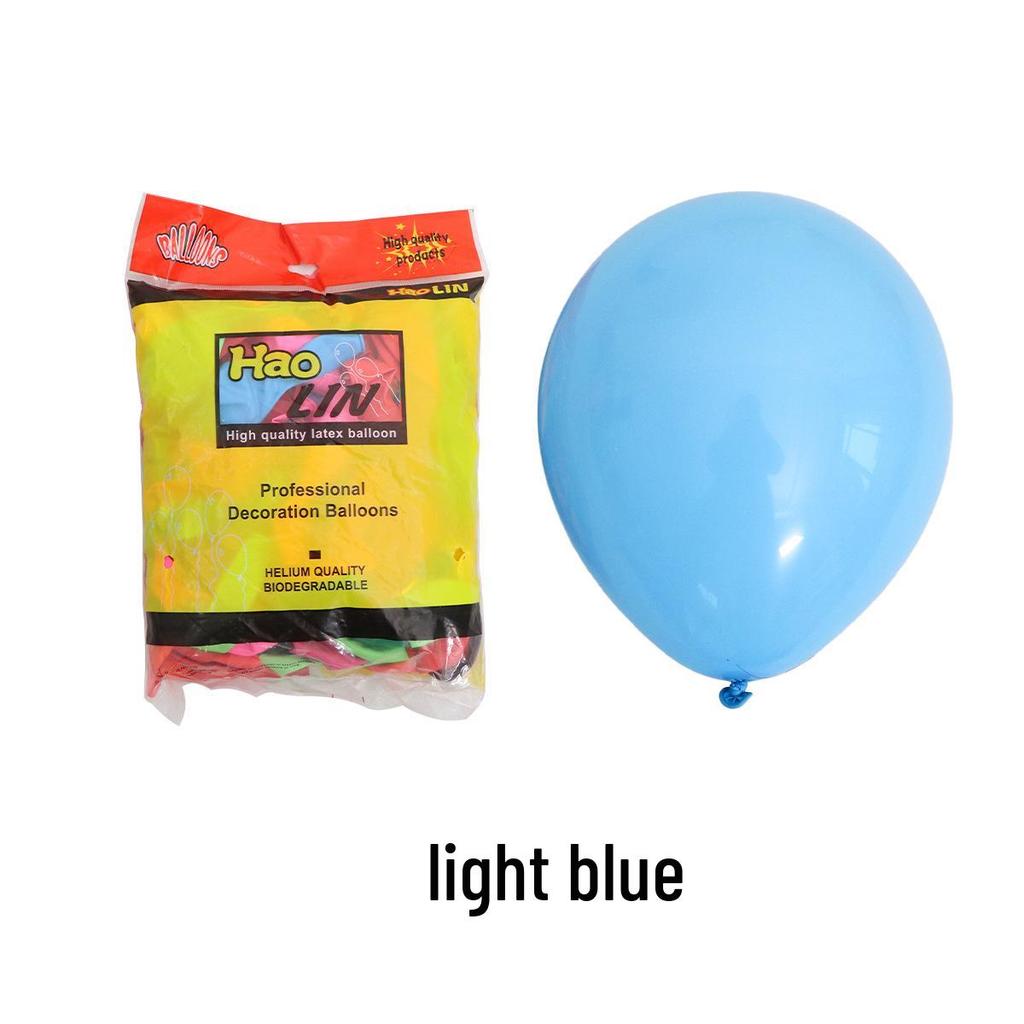 12-Inch Matte Latex Balloons - 2.8g Round for Party Decor