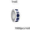 1000 PCS Color Dot Label Sticker  Classification Mark Coated Paper Sticker Rolls  Kawaii Stationery  Aesthetic