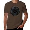 Single Large High Resolution Black Rose. T-Shirt tees new edition plain black t shirts men