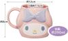 Skater Ceramic Mug, 390ml, Die-Cut, My Melody, Sanrio, CHMGD4-A