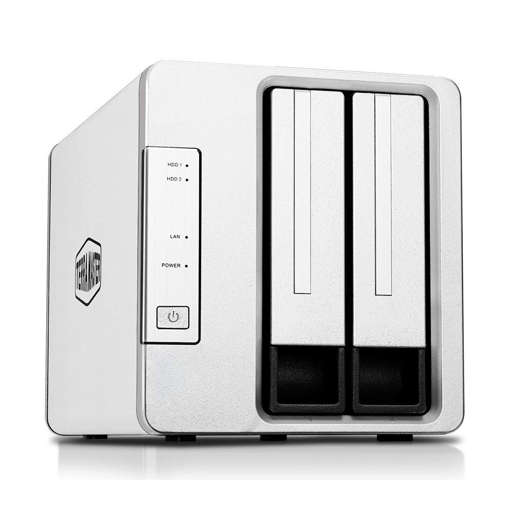 

TerraMaster 2-відсіковий NAS Intel Dual Core 2 ГБ Сумісний не Сріблястий F2-221 2,0 ГГц Смартфон/Планшет (HDD входить до комплекту) срібний