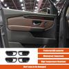ABS Carbon Fiber Interior  Door Bowl Panel Trim Cover For Honda Pilot -2024