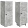 Cabinet Set 2 pcs Concrete Grey 34.5 x 33 x 90 cm Particleboard