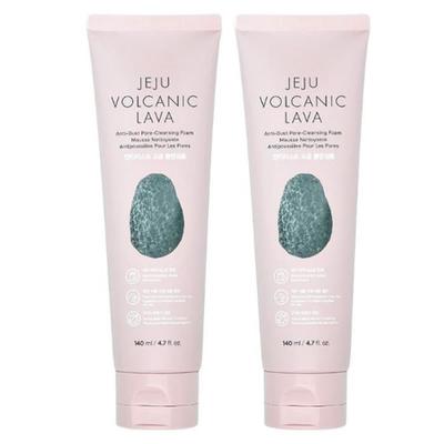 Jeju Volcanic Soil Anti-Dust Pore Cleansing Foam 140ml (2 Packs)
