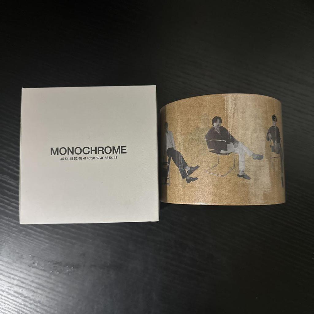 [USED] BTS POP-UP MONOCHROME BOX TAPE