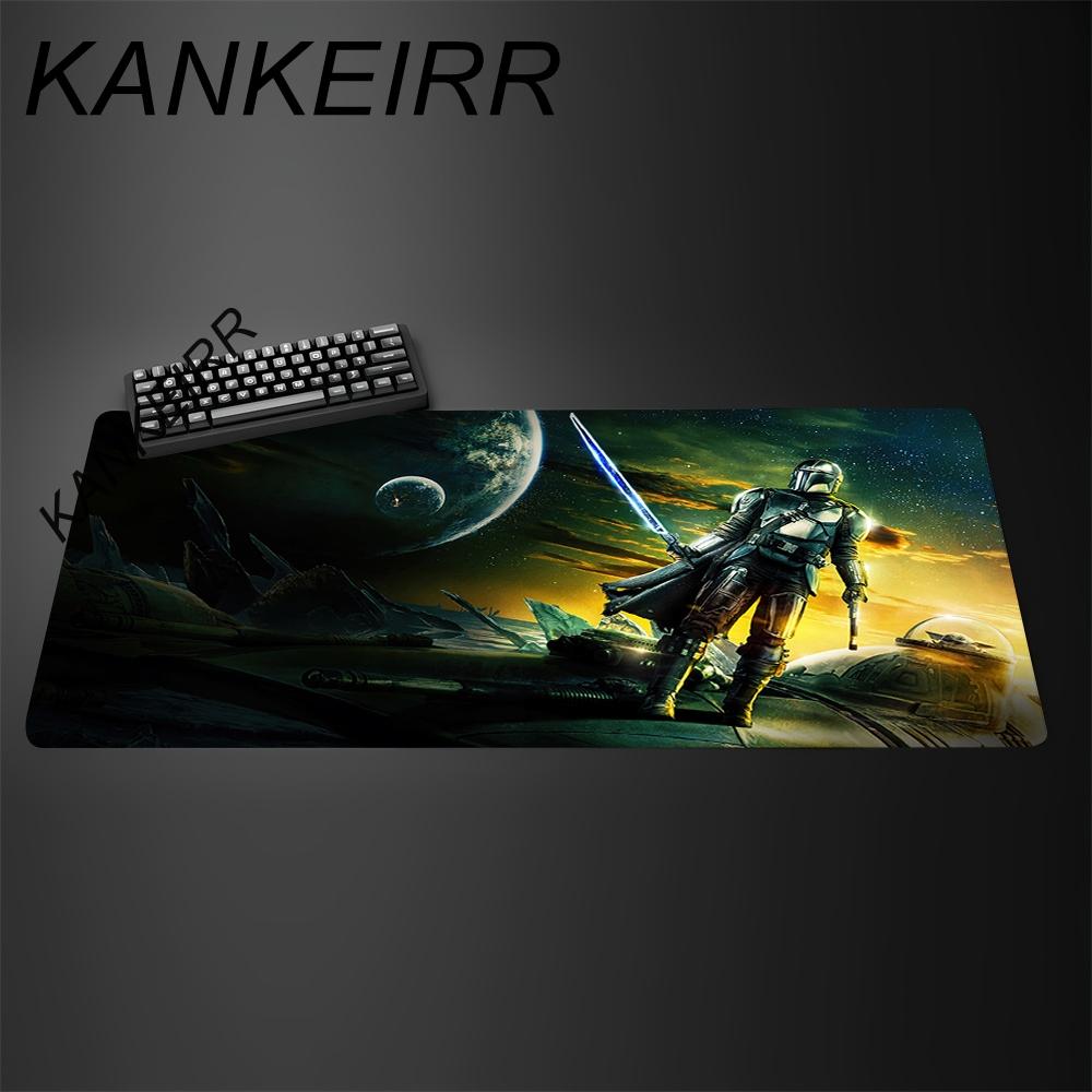 Large PC Gaming Nonslip Mouse Pad xmm Lock Edge Keyboard Mouse Mat Gamer Rubber Antislip Base Desk Mat Star Wars Mousepad