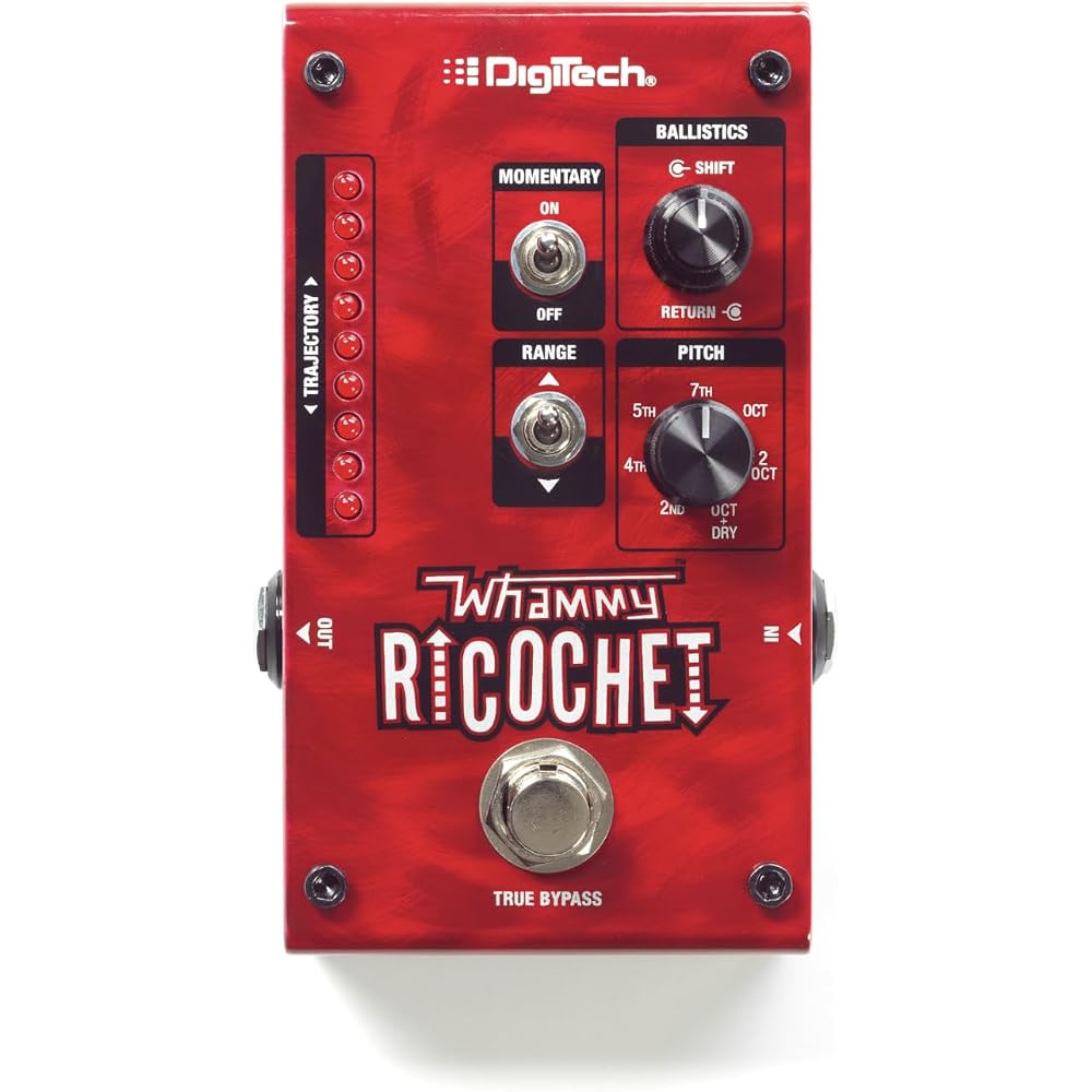 DigiTech WHAMMY RICOCHET Guitar Effects Pedal Compact Design Durable Construction