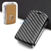 Abs Carbon Fiber Car Smart Key Cover Case Keychain For - Volvo C40 S60 V60 S90 V90 Xc40 Xc60 Xc90