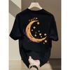 Men'S Summer Heavy Short-Sleeve T-Shirt with Trendy Prints, Versatile Korean And Japanese Style