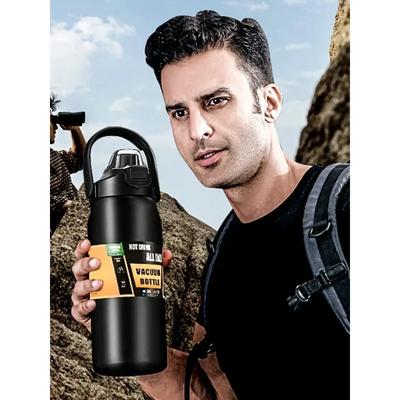 Portable Thermos with Straw 304 Stainless Steel Thermal Mug Tumbler Coffee Cup Steel Thermal Mug Tumbler Coffee Cup304 Stainles