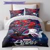 Super soft three-piece bedding set with a cool Spider-Man pattern  (1*Duvet Cover + 2*Pillowcase, Without Core)