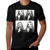 Sabrina Carpenter zwart wit photobooth T-shirt Basic Lichtgewicht Korte Mouw Tee